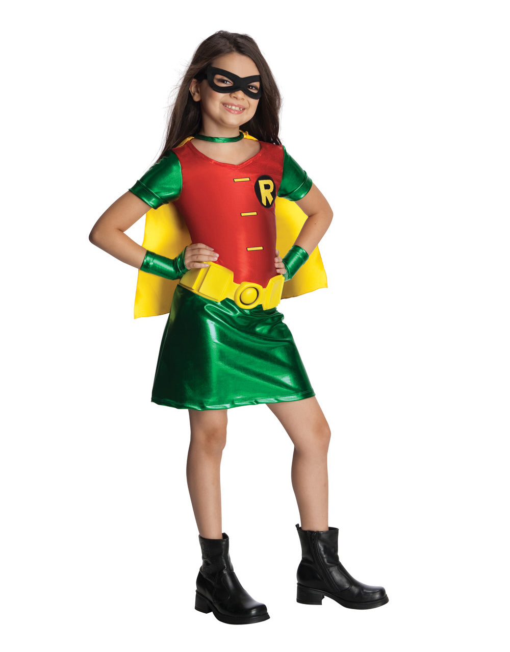 DC Comics Teen Titans Robin girls costume for kids.