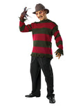 A Nightmare on Elm Street Freddy Krueger deluxe sweater costume for adults.