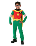 DC Comics Teen Titans Go Robin classic costume for kids.