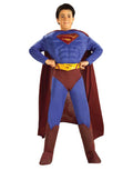 DC Comics Superman Returns deluxe padded costume for kids.