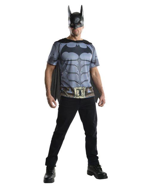 Arkham City Batman top costume for adults.