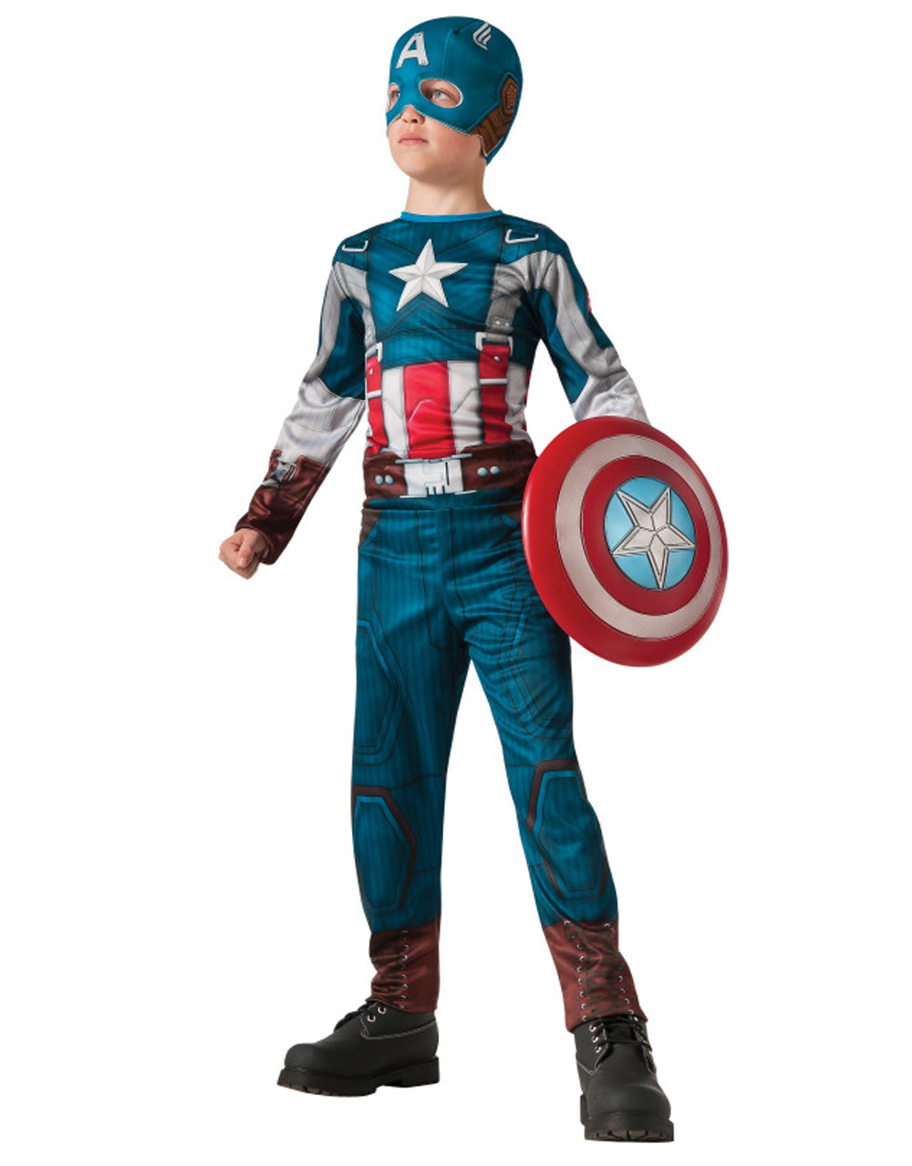Captain America The Winter Soldier retro costume for kids.
