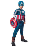 Captain America The Winter Soldier deluxe retro costume for kids.