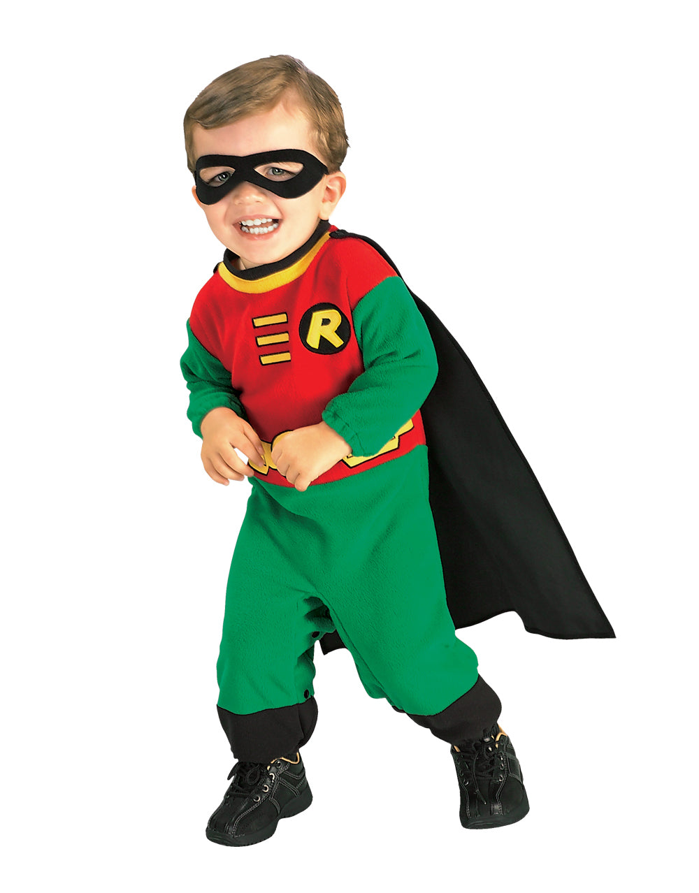 DC Comics Teen Titans Robin romper costume for kids.