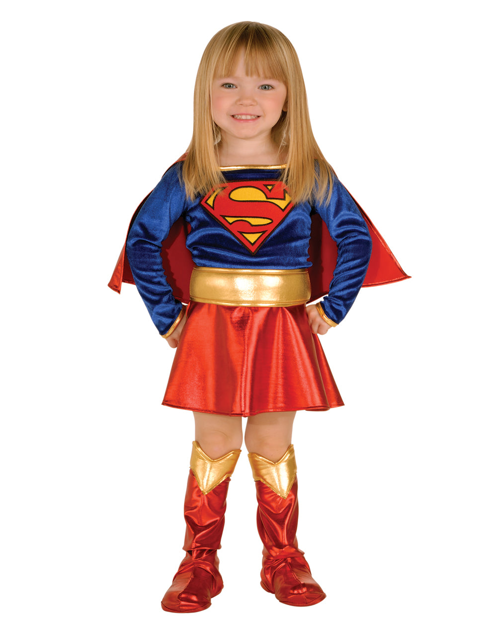 DC Comics Supergirl hero costume for kids.