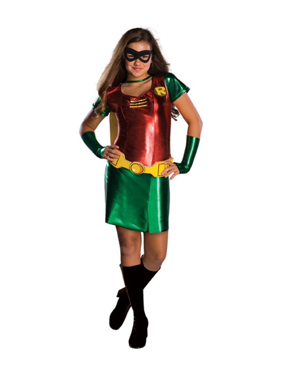 DC Comics Teen Titans Robin tween costume for kids.