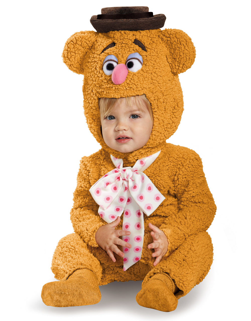The Muppets toddler Fozzie Bear costume for kids.