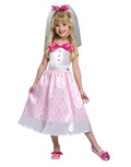 Barbie bride costume for kids.
