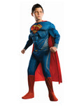 DC Comics Man of Steel Superman padded costume for kids.
