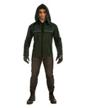 DC Comics Arrow hooded top costume for adults.