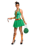Teenage Mutant Ninja Turtles Michelangelo dress costume for women.