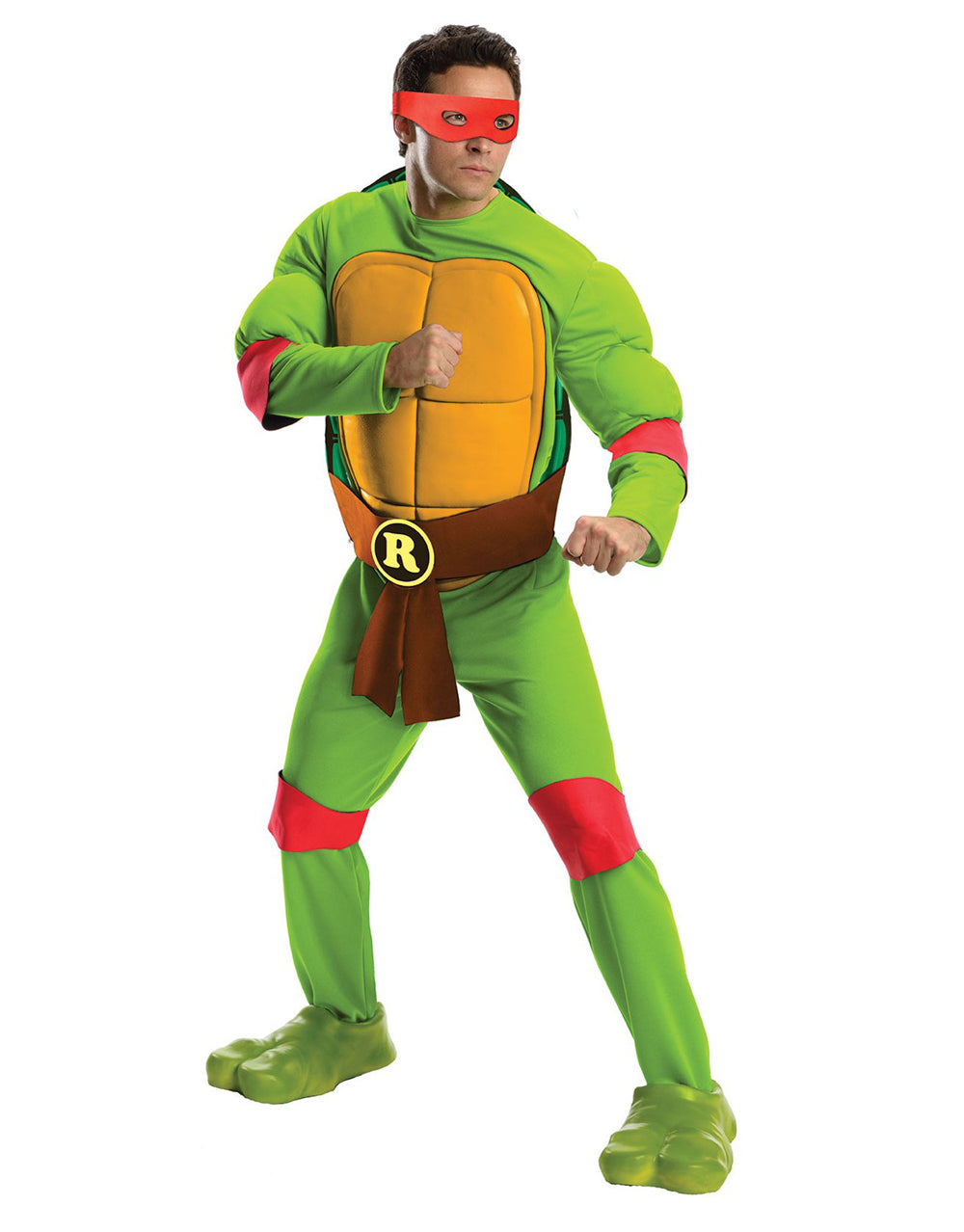 Teenage Mutant Ninja Turtles Raphael deluxe costume for adults.