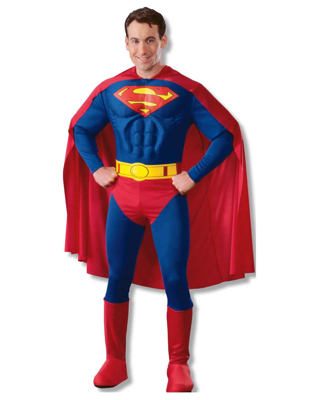 DC Comics Superman deluxe classic costume for adults.