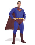 DC Comics Superman Returns deluxe padded costume for adults.