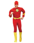 DC Comics The Flash deluxe padded costume for adults.