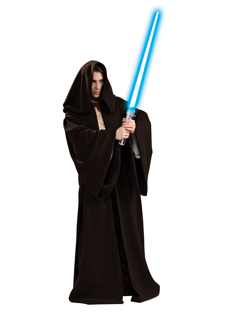 Star Wars deluxe hooded Jedi robe costume for adults.