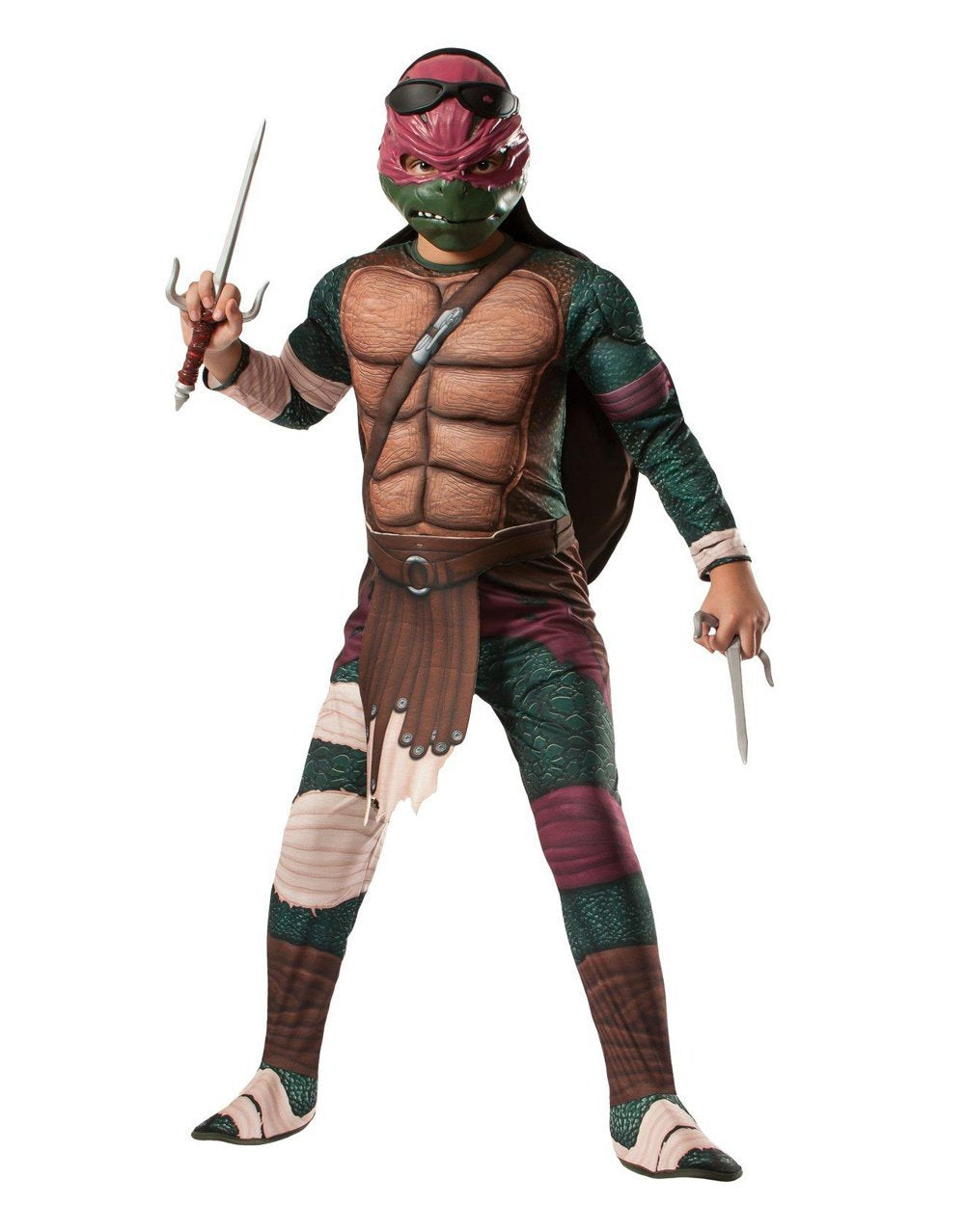 Teenage Mutant Ninja Turtles Raphael deluxe movie costume for kids.