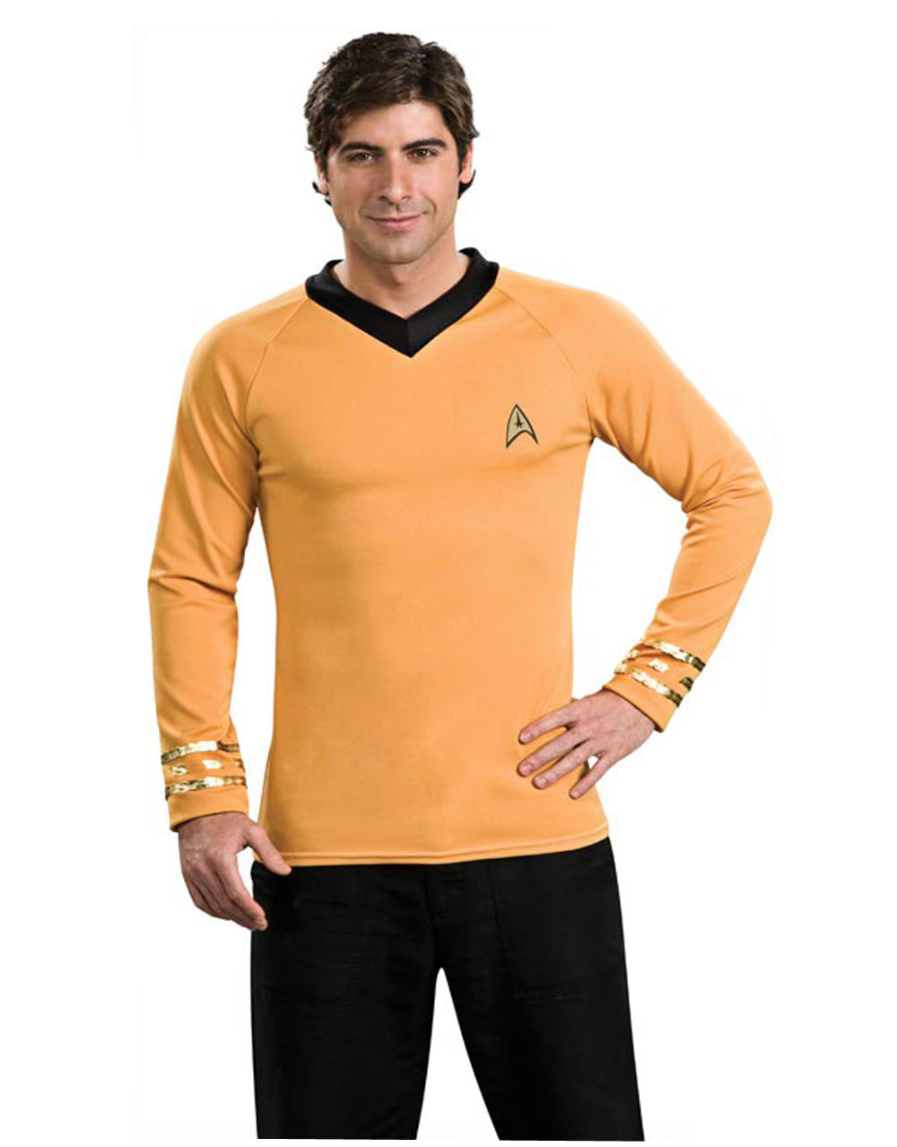 Star Trek Captain Kirk uniform top costume for adults.