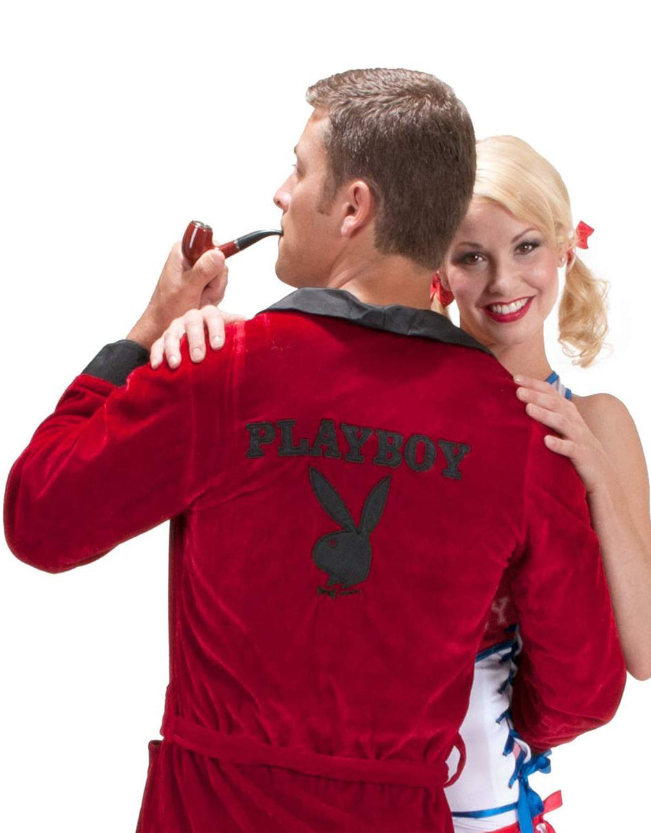 Playboy smoking jacket costume for adults.