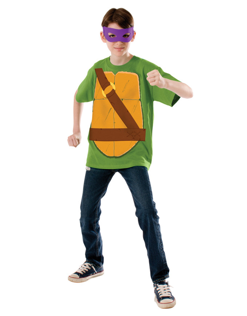 Teenage Mutant Ninja Turtles Donatello shirt costume for kids.