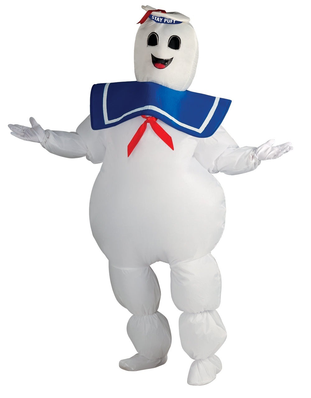Ghostbusters Stay Puft Marshmallow Man costume for adults.