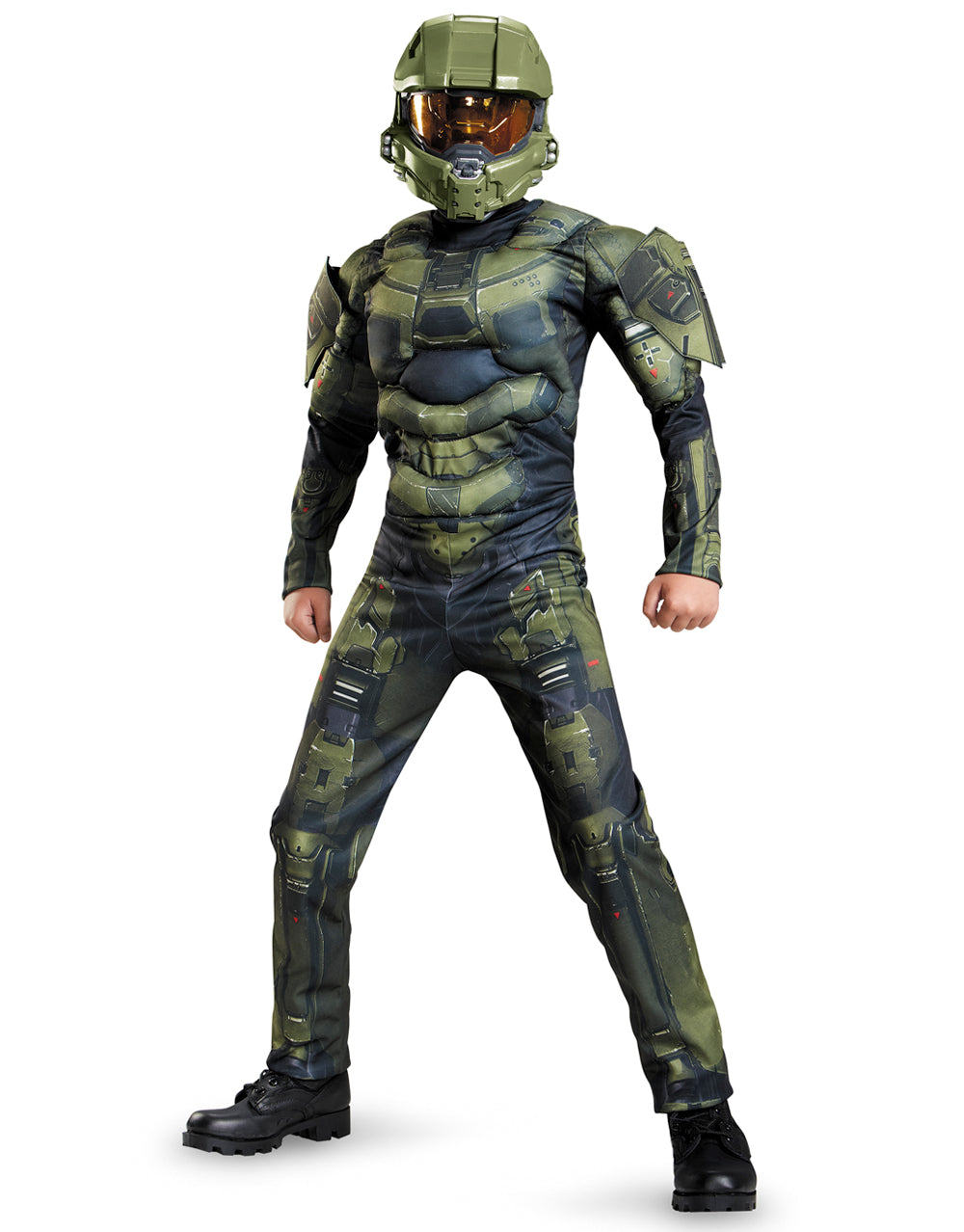 Halo Master Chief classic muscle costume for kids.