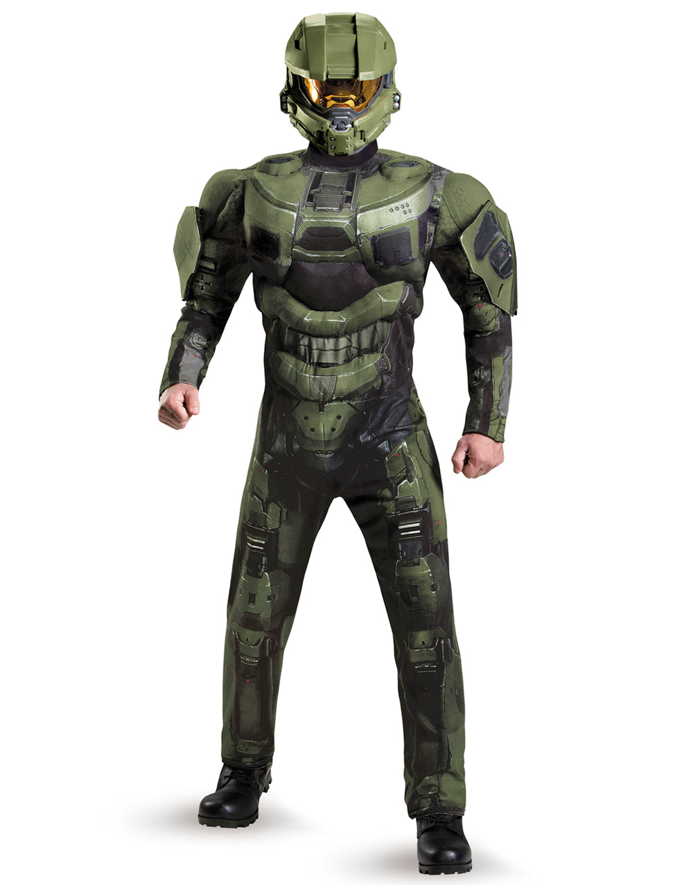 Halo Master Chief deluxe muscle costume for adults.
