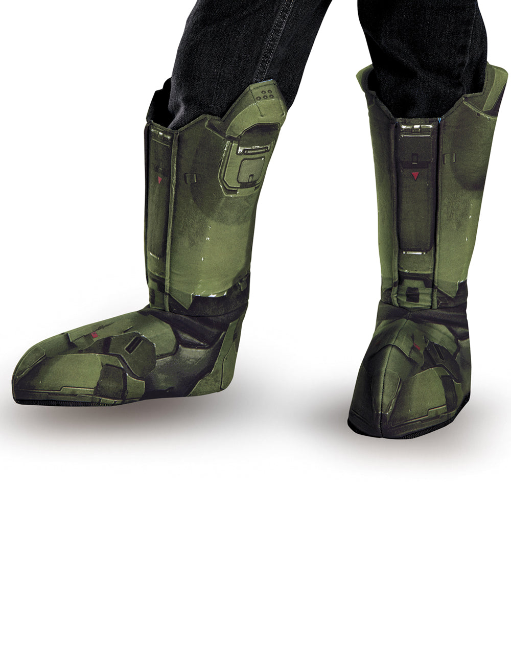 Halo Master Chief boot covers costume accessory for kids.