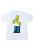 Big Homer graphic on a white adult t-shirt.