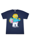 Ralph stick it paste graphic on a navy blue adult t-shirt.