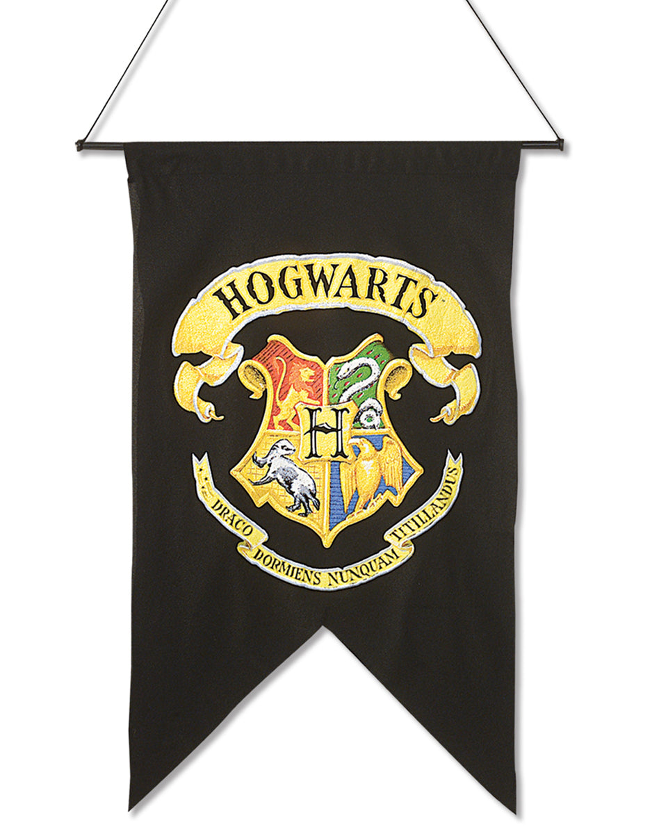 Harry Potter Hogwarts wall banner costume accessory for kids and adults.