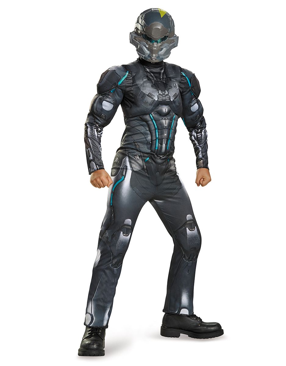 Halo Spartan Locke classic muscle costume for kids.