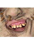 The Texas Chainsaw Massacre Leatherface prosthetic teeth costume accessory for adults.