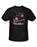 Muhammad Ali ring master graphic on a black adult t-shirt.