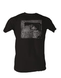 Muhammad Ali I'm fast graphic on a black adult t-shirt.