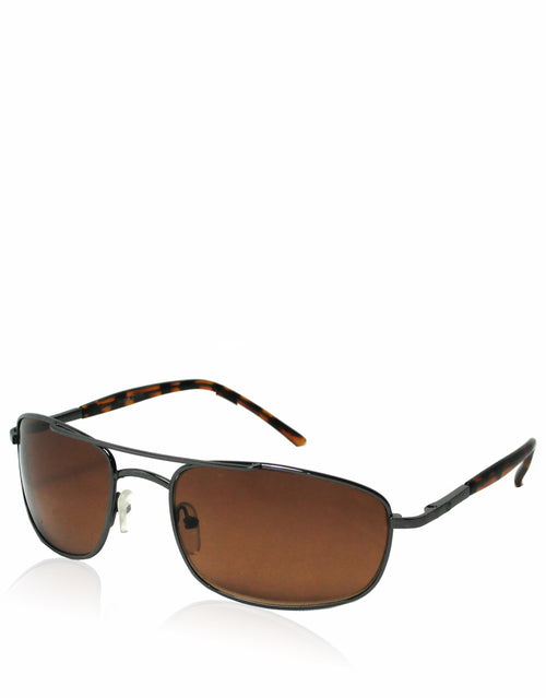 Body Of Lies Sunglasses Inspired, Leo Style, Gunmetal Frame / Brown Lens