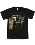 Darth Vader ready for battle graphic on a black adult t-shirt.