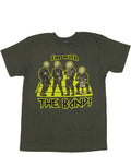 Star Wars the band graphic on a grey adult t-shirt.