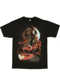 Darth Vader house of vader graphic on a black adult t-shirt.