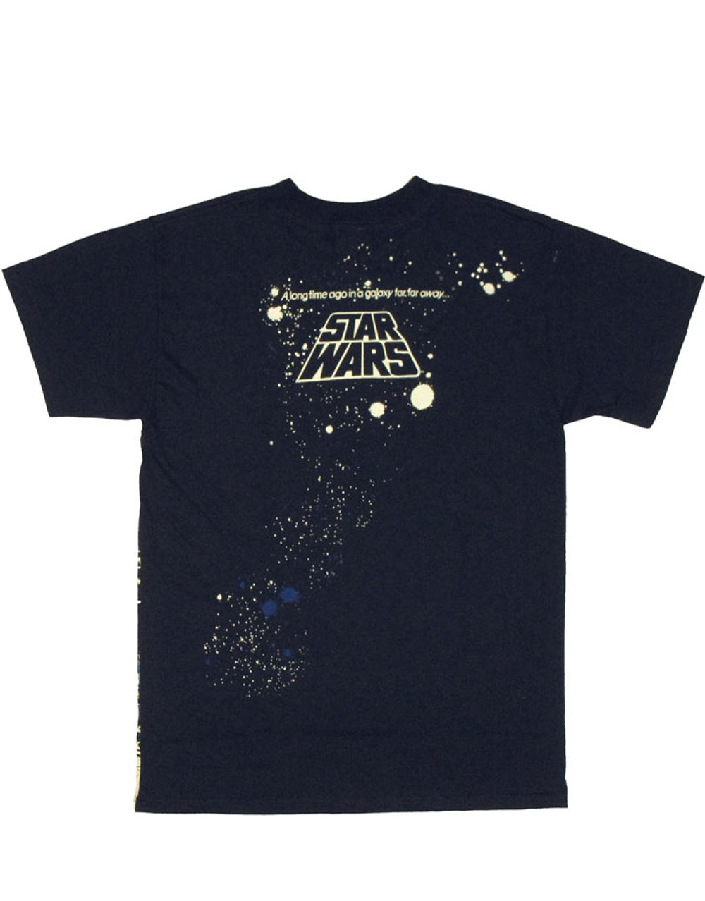 War of wars graphic on a navy blue adult t-shirt.