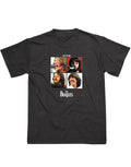 The Beatles let it be graphic on a black adult t-shirt.