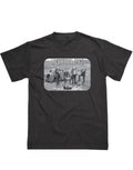 The Beatles Liverpool 1962 graphic on a black adult t-shirt.