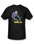 Joker 69 cover graphic on a black adult t-shirt.