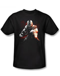 Bane battleground graphic on a black adult t-shirt.