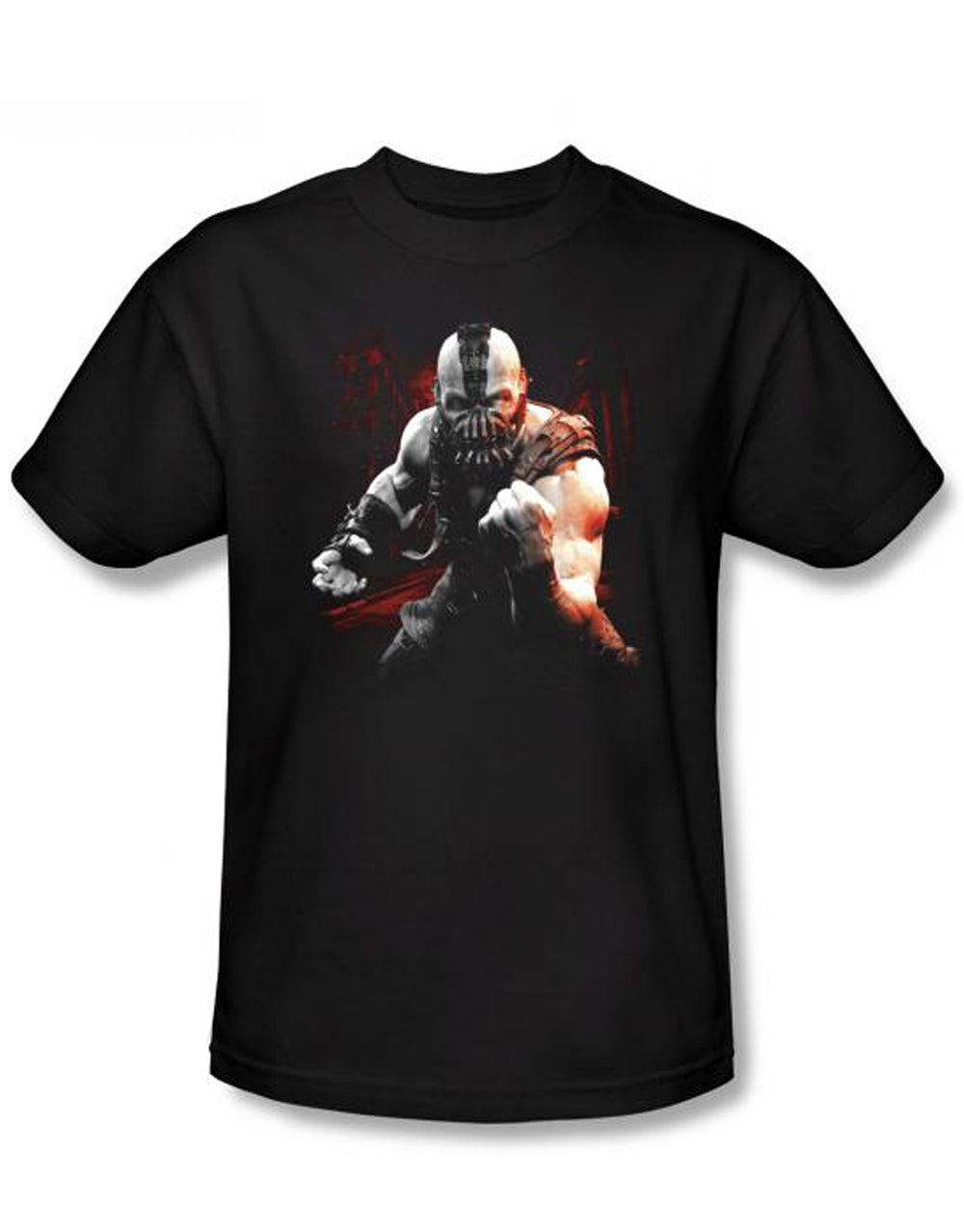 Bane battleground graphic on a black adult t-shirt.