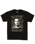 The Big Bang Theory "Visionary Sheldon" graphic print on a black adult t-shirt.