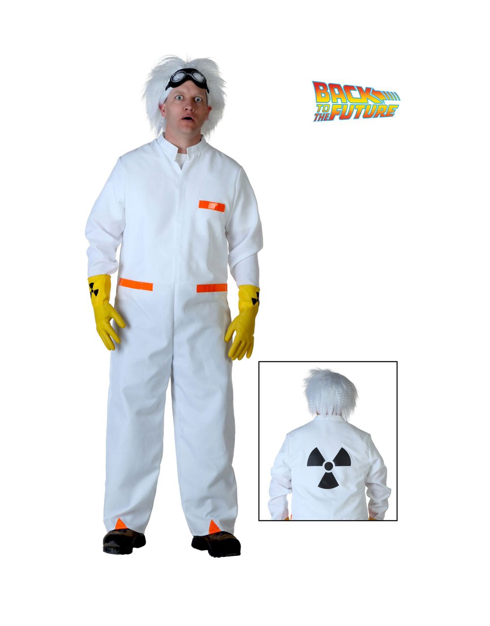 Back to the Future Doc Brown costume for adults.