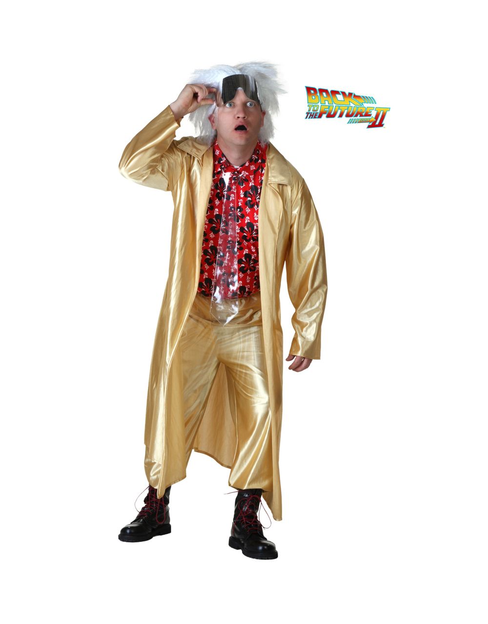 Back to the Future 2015 Doc Brown costume for adults.