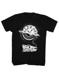 Back to the Future Wheel Of Time black t-shirt for adults