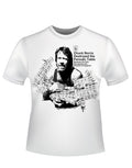 Chuck Norris "periodic table" elements graphic on a white adult t-shirt.